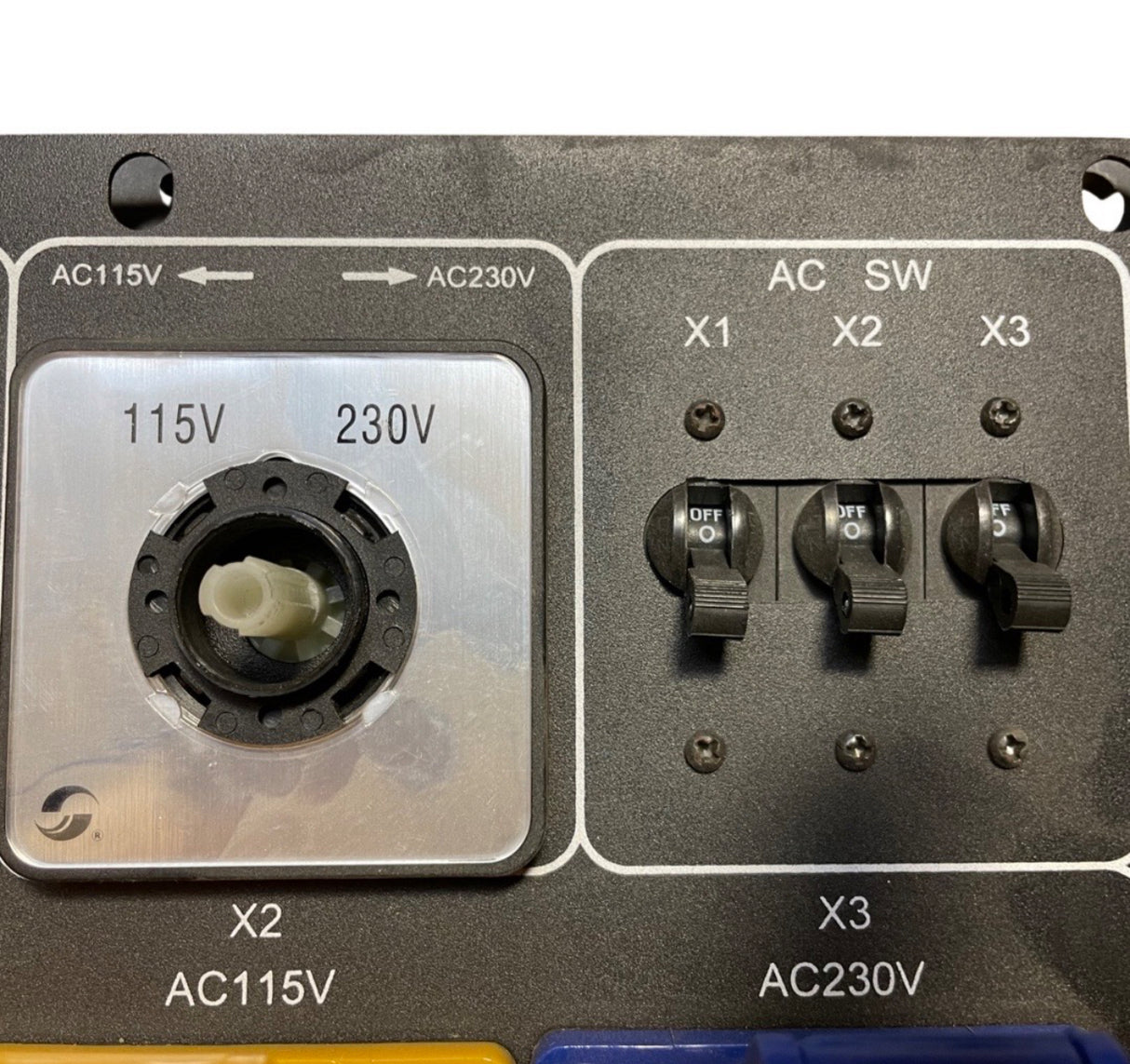 1023307 - Control Panel with Wiring - Hyundai DHY8000SELR Diesel Generator