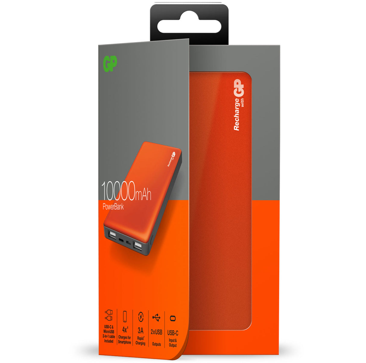GP MP10MA 10000mAh ORANGE Battery Pack Powerbank Regatta Heated