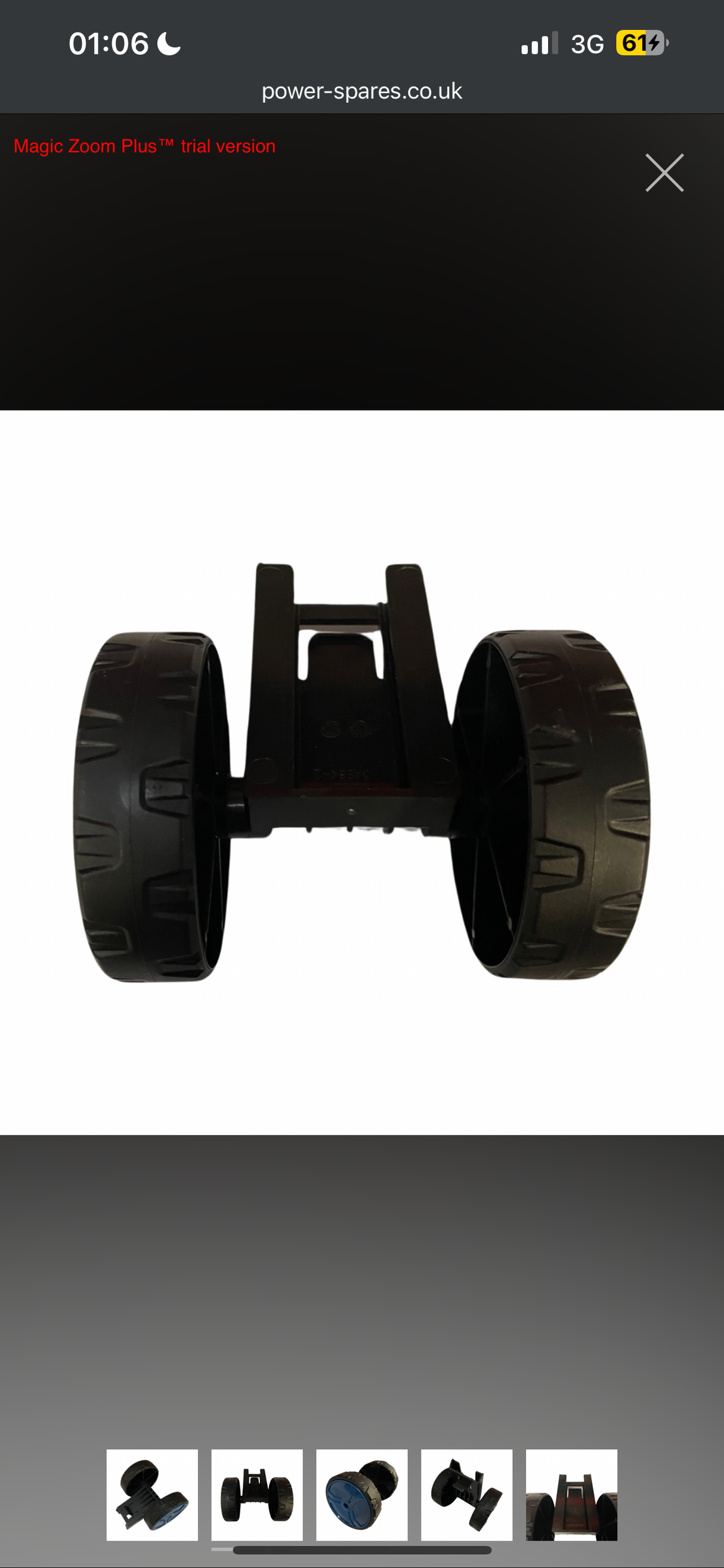 1559053 - Genuine Wheel Assembly - Hyundai HY2194 Leaf Blower Vacuum