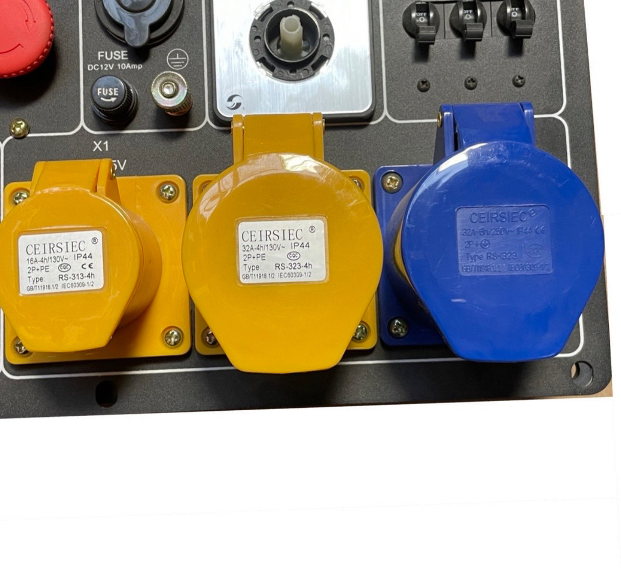 1023307 - Control Panel with Wiring - Hyundai DHY8000SELR Diesel Generator