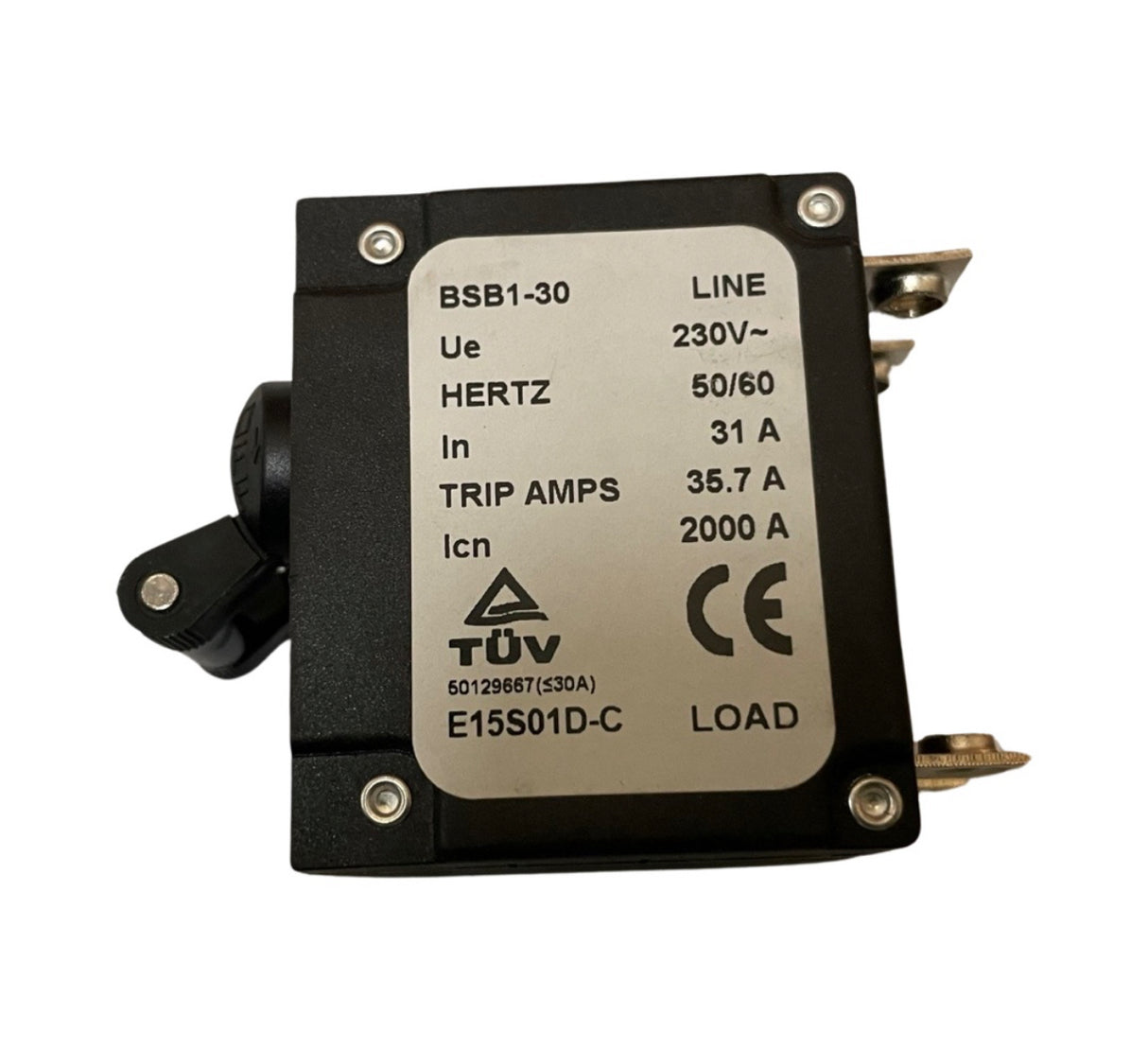 Circuit Breaker Trip Switch Assembly - P1PE P10000LE Petrol Inverter Generator