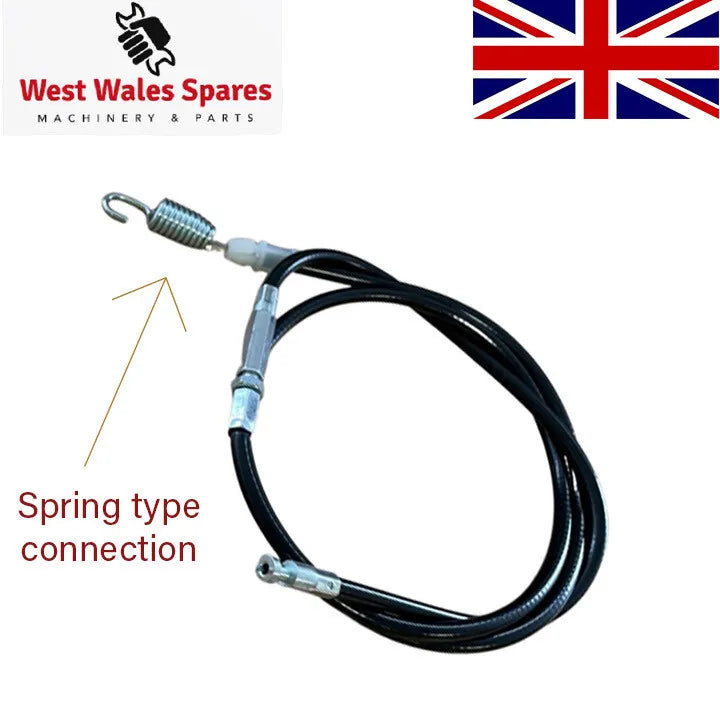 1290129 - Hyundai Lawnmower Drive Clutch Gearbox Cable - Spring Fitment