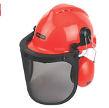 OREGON FORESTRY HELMET WITH EAR DEFENDERS & VISOR