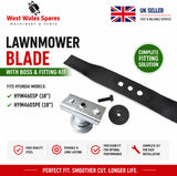 Hyundai 18" Lawnmower Blade & Adaptor Set - HYM460SP P4600SP