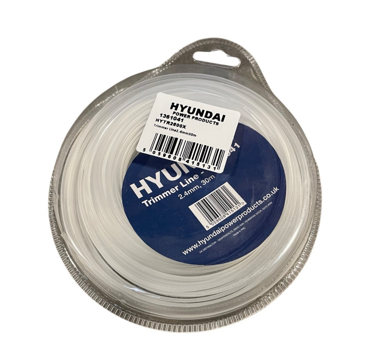 1361041 - Hyundai 2.4mm x 15M Strimmer Line Cord Spool
