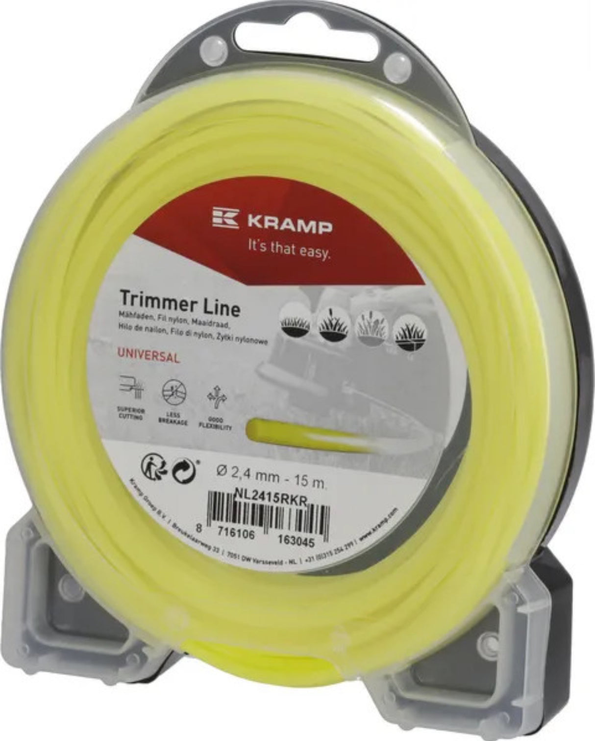 NL2415RKR - Strimmer Line 2.4mm 15M