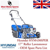 Hyundai HYM480SPER 19" Roller Lawnmower IC140VE - OEM Spare Parts List