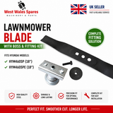 Hyundai 18" Lawnmower Blade & Adaptor Set - HYM460SP P4600SP