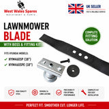 Hyundai 18" Lawnmower Blade & Adaptor Set - HYM460SP P4600SP