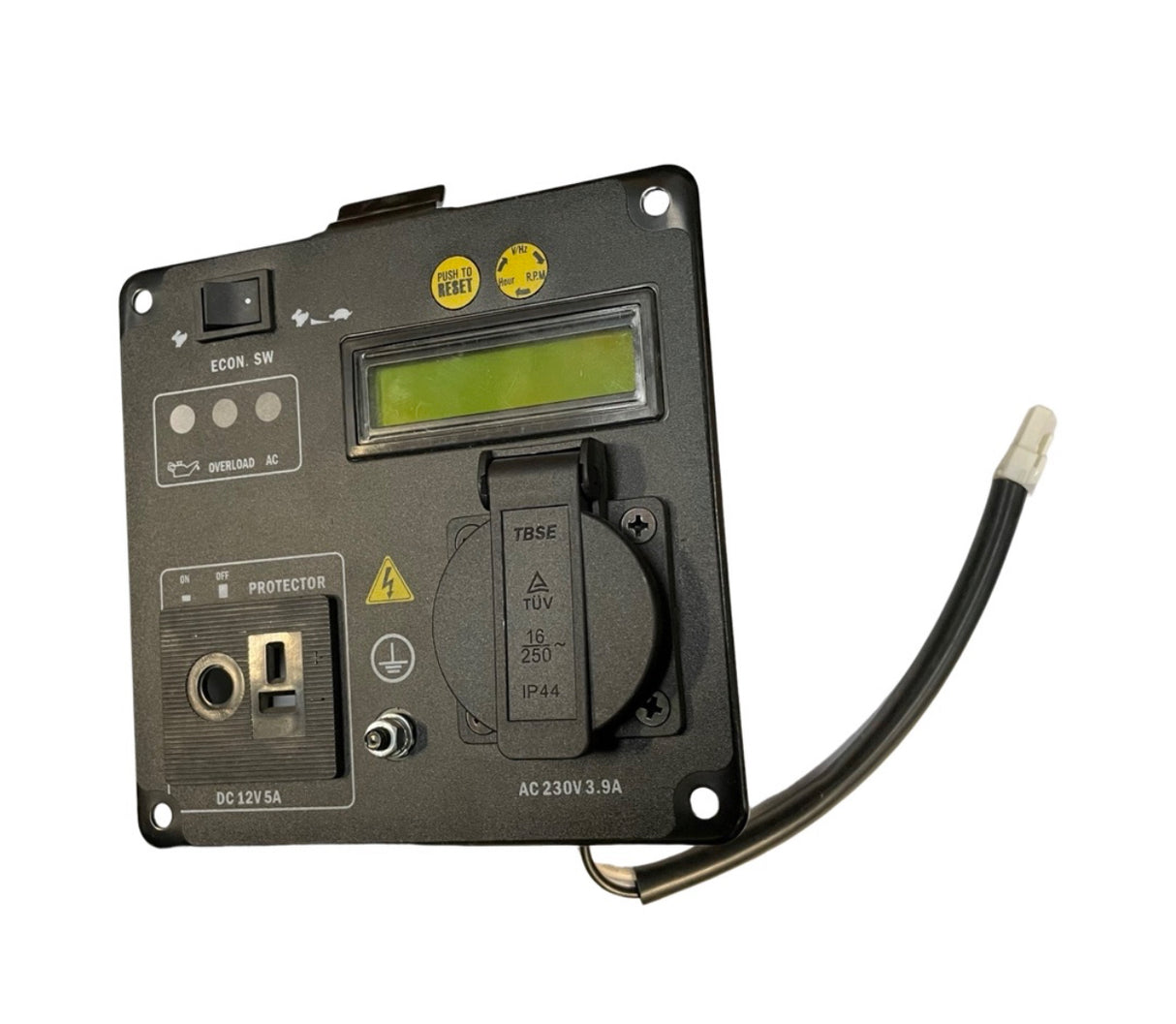 Front Control Display Panel - Hyundai HY1000Si Inverter Generator